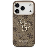 Guess 4G Big 4G Classic Logo Case til iPhone 17 Pro / 18 Pro - Brunt og guld