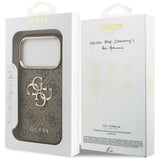 Guess 4G Big 4G Classic Logo Case til iPhone 17 Pro / 18 Pro - Brunt og guld