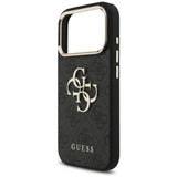 Guess 4G Big 4G Classic Logo Case til iPhone 17 Pro / 18 Pro - sort og guld