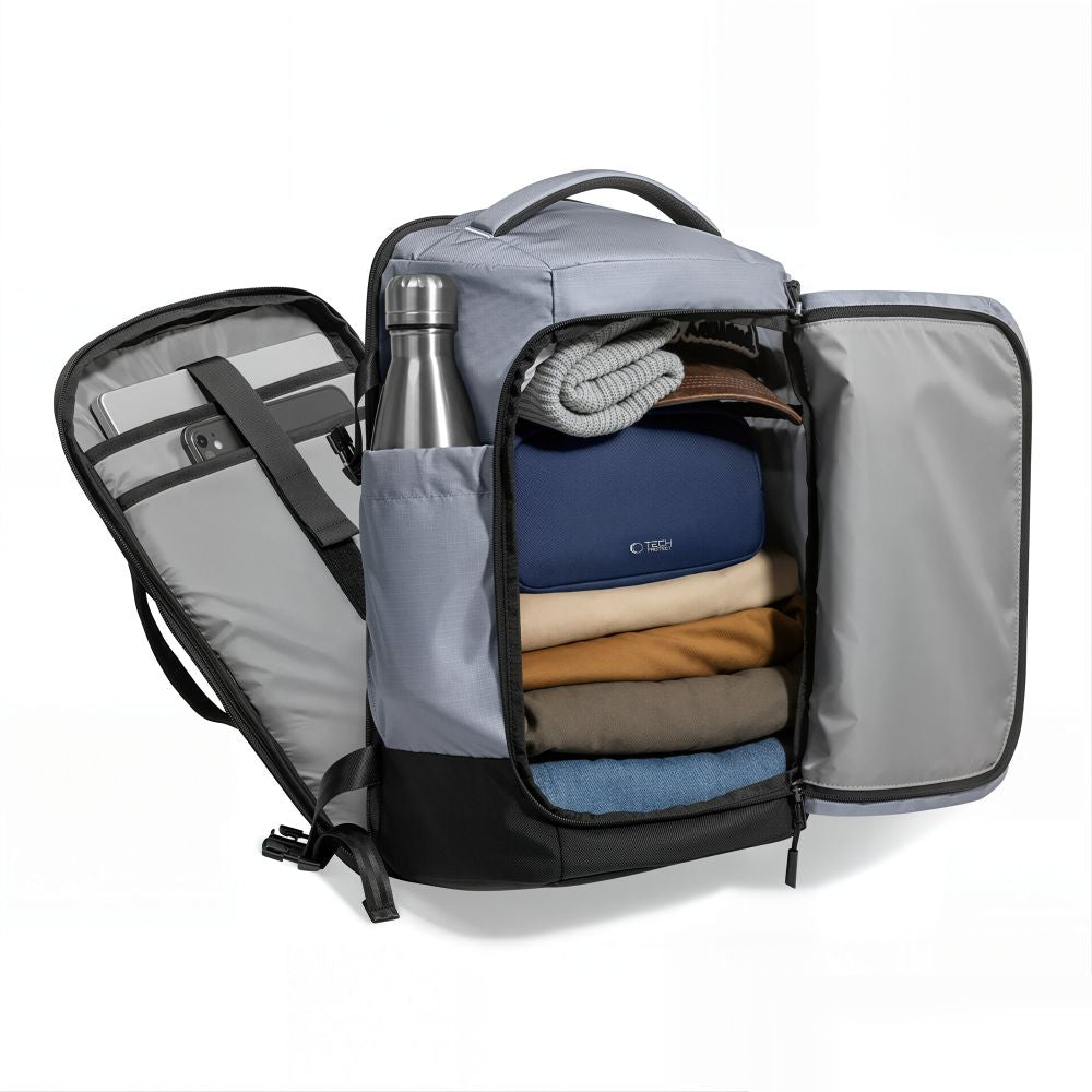 Tech-Protect Defender S70 RYANAIR & WIZZAIR 24L Laptop Backpack - Gray