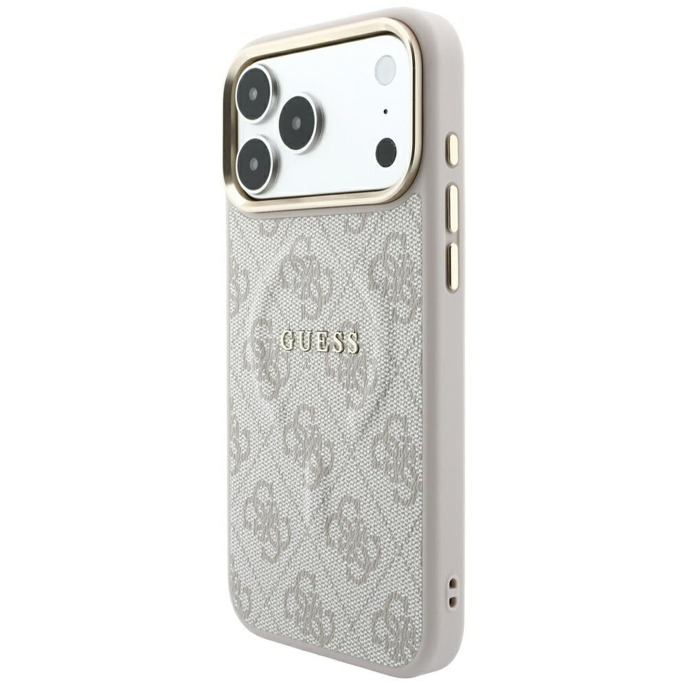 Guess Embossed 4G Classic MagSafe Case til iPhone 17 Pro / 18 Pro - Pink