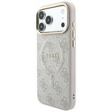 Guess Embossed 4G Classic MagSafe Case til iPhone 17 Pro / 18 Pro - Pink