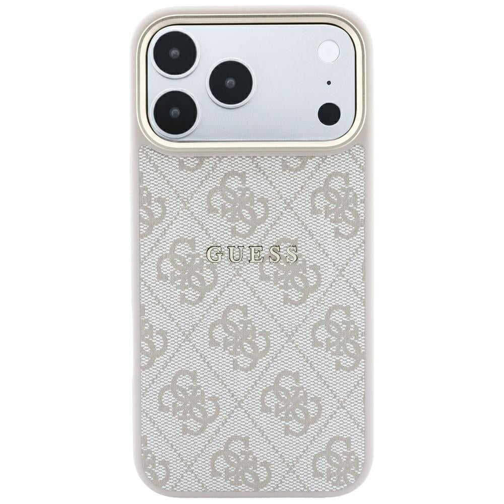 Guess Embossed 4G Classic MagSafe Case til iPhone 17 Pro / 18 Pro - Pink