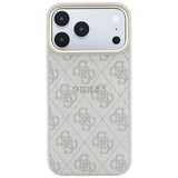 Guess Embossed 4G Classic MagSafe Case til iPhone 17 Pro / 18 Pro - Pink