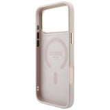 Guess Embossed 4G Classic MagSafe Case til iPhone 17 Pro / 18 Pro - Pink