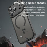 iPhone 18 Pro Max / 17 Pro Max PC TPU Magnetisk Matte Case, Drop-resistent - sort