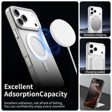 Til iPhone 18 Pro / 17 Pro Magnetisk Case Anti Drop Hybrid Telefon Bagdæksel - Hvid