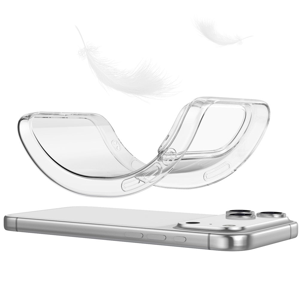iPhone 18 Pro Max / 17 Pro Max Anti-Fingerprint TPU Case - gennemsigtig