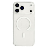 MagSafe Kompatibel iPhone 18 Pro / 17 Pro PC Case - gennemsigtig hvid