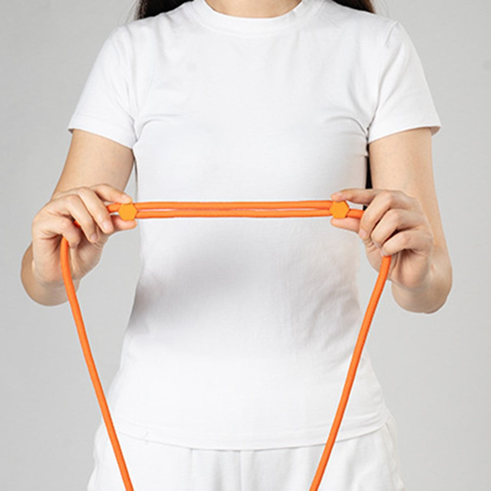 150 cm justerbar nakke- og skulderrem med stålplade - orange