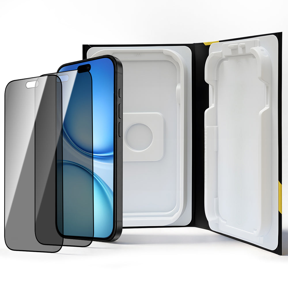 Wozinsky EasyFit Privacy Glass skærmbeskytter til iPhone 18 Pro - 2 stk.