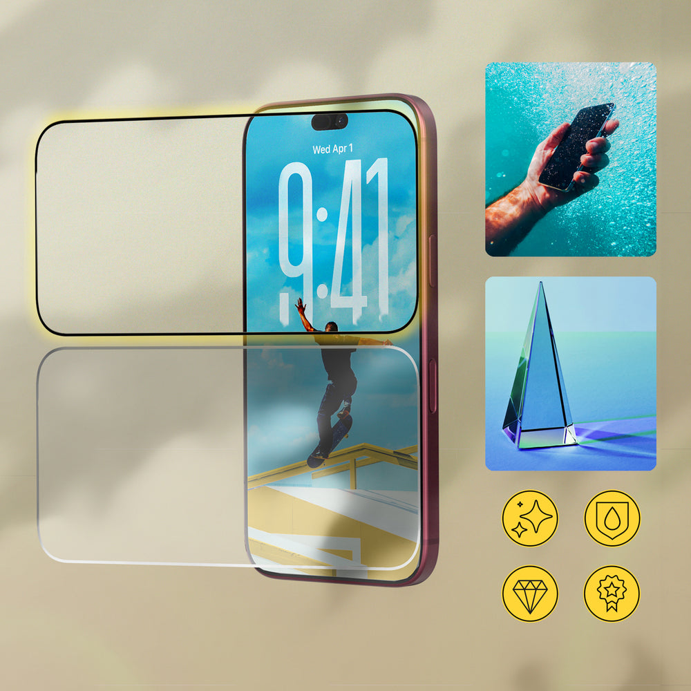 Wozinsky EasyFit Privacy Glass skærmbeskytter til iPhone 18 Pro - 2 stk.