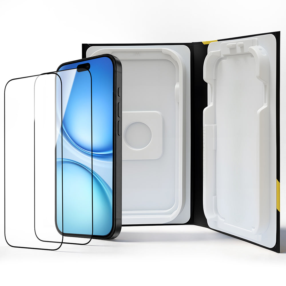 Wozinsky EasyFit Clear Glass hærdet glas til iPhone 17 / 16 Pro - 2 stk.