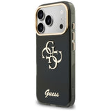 Guess IML 4G Script Metal Case til iPhone 17 Pro / 18 Pro - sort