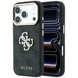 Guess 4G og Big Strass Logo Case til iPhone 17 Pro Max / 18 Pro Max - sort