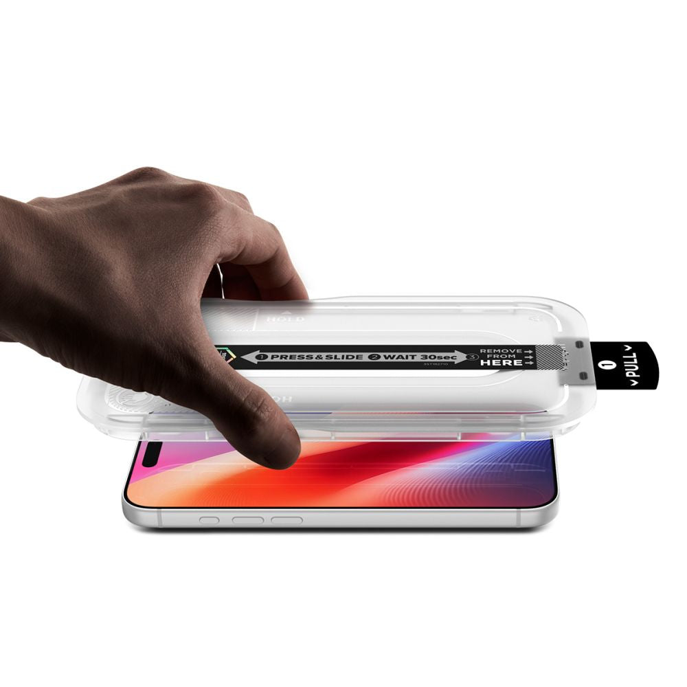 Spigen Glas.tR EZ Fit Pro HD AC Privacy 2-pakke af hærdet glas til iPhone 18 Pro Max