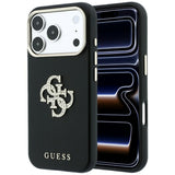 Guess Smooth & Big Strass Logo Case til iPhone 18 Pro Max / 17 Pro Max - sort