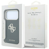 Guess Smooth & Big Strass Logo Case til iPhone 18 Pro Max / 17 Pro Max - sort