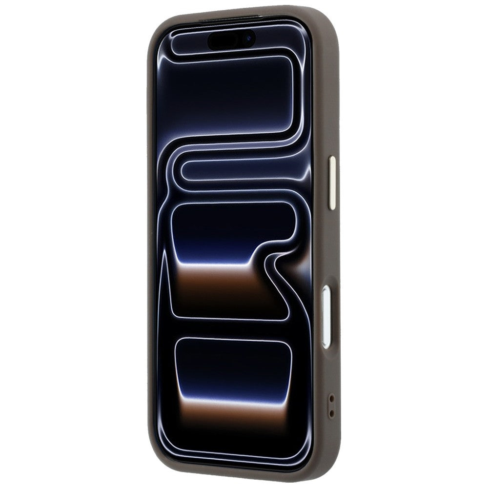 Guess 4G og Big Strass Logo Case til iPhone 18 Pro / 17 Pro - Brunt