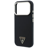 Guess Kevlar Triangle Logo MagSafe Case til iPhone 18 Pro Max / 17 Pro Max - sort