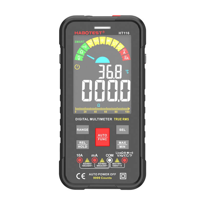 Digital Universal Multimeter Habotest HT116 Sand RMS, NCV