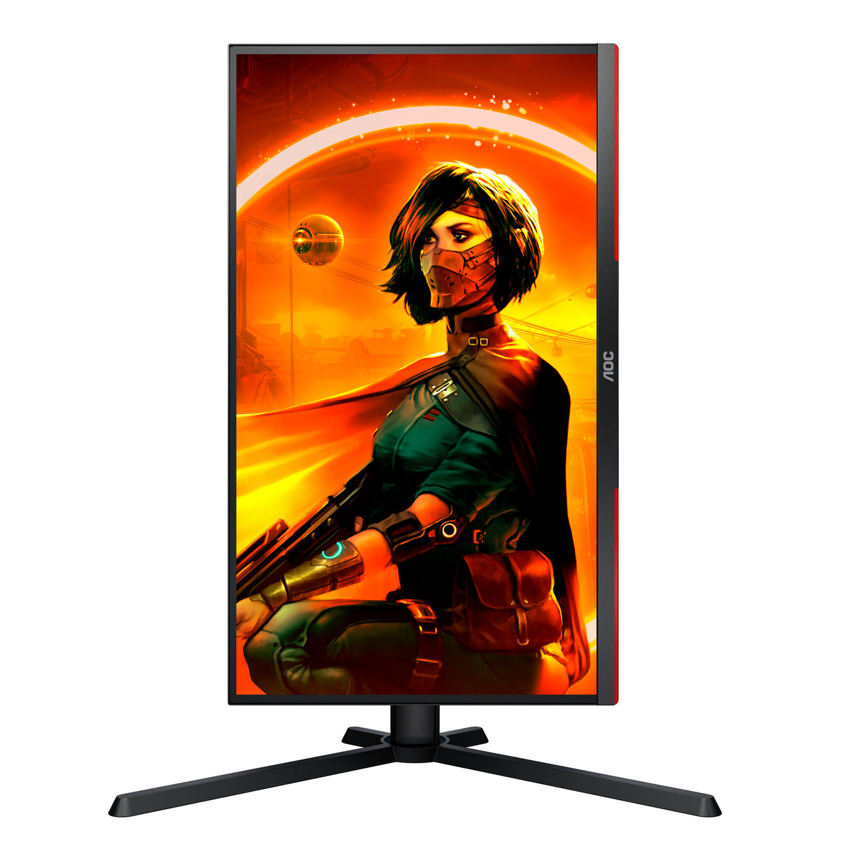 AOC G3 25G3ZM/BK computerskærm 62,2 cm (24.5") 1920 x 1080 pixel Fuld HD Sort, Rød