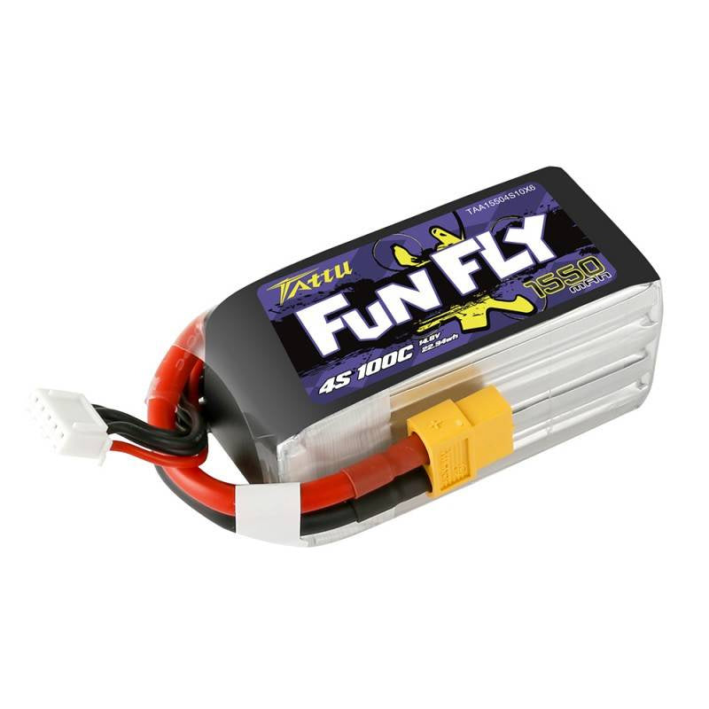 Batteri Tattu Funfly 1550mAh 14,8V 100C 4S1P