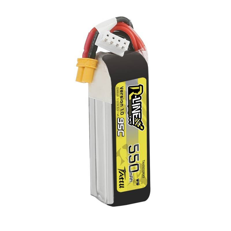 Batteri Tattu R-Line 550mAh 11.1V 95C 3S1P XT30