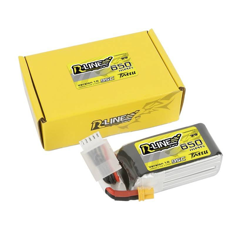 Batteri Tattu R-Line 650mAh 14,8V 95C 4S1P XT30