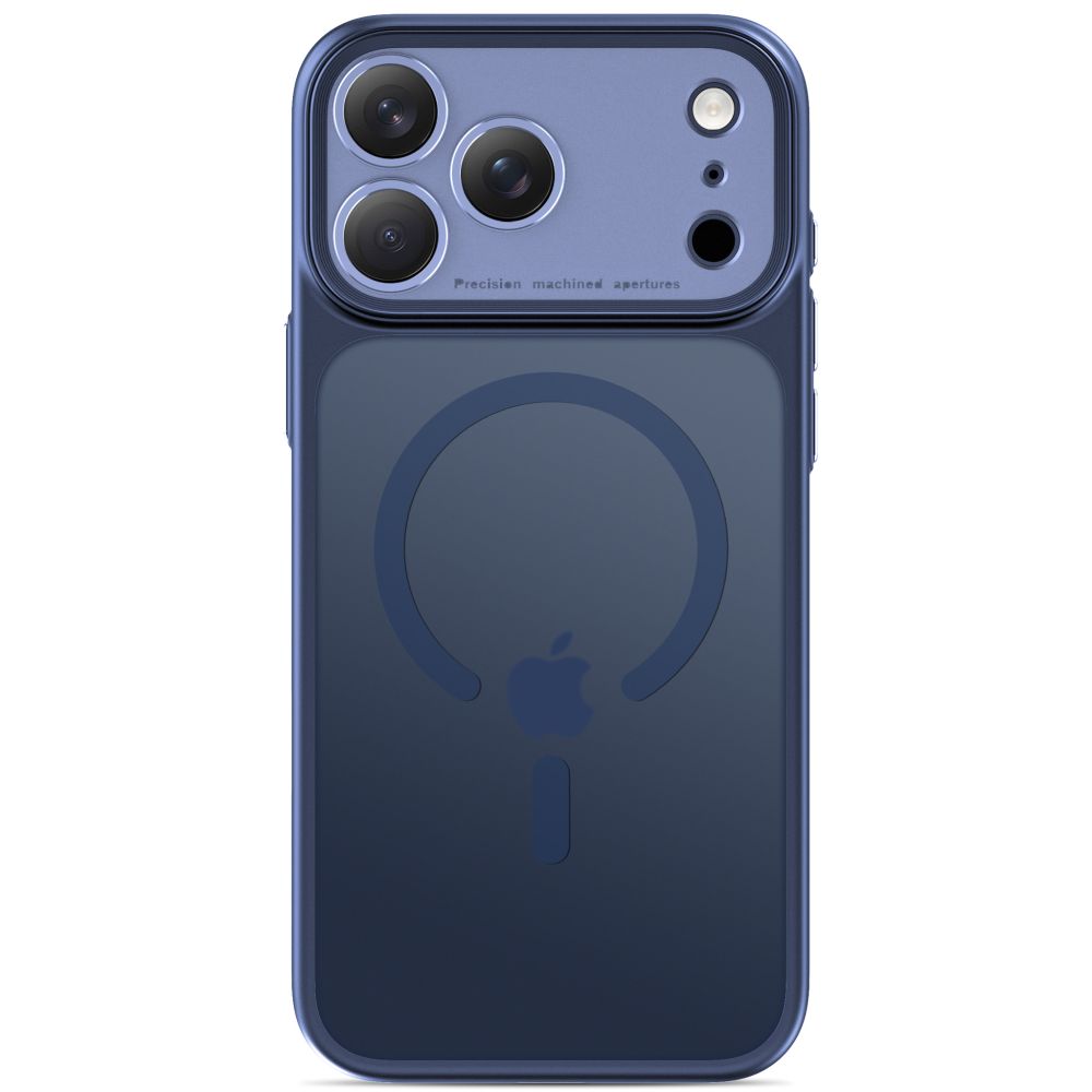 Tech Protect Magprime Magsafe Cc Iphone 17 Pro / 18 Pro Mat Dyb Blå