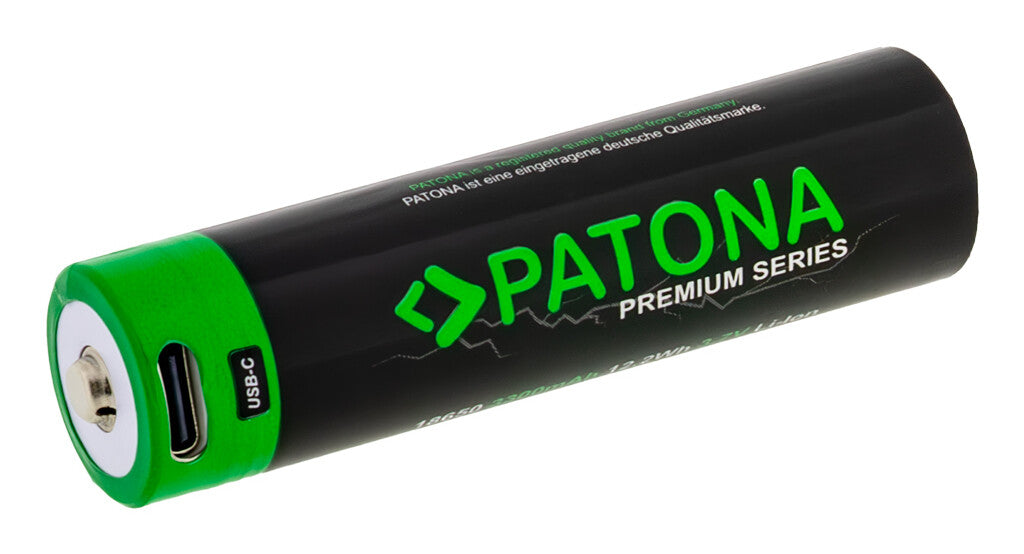 PATONA 6525 husholdningsbatteri Genopladeligt batteri 18650 Lithium-Ion (Li-Ion)