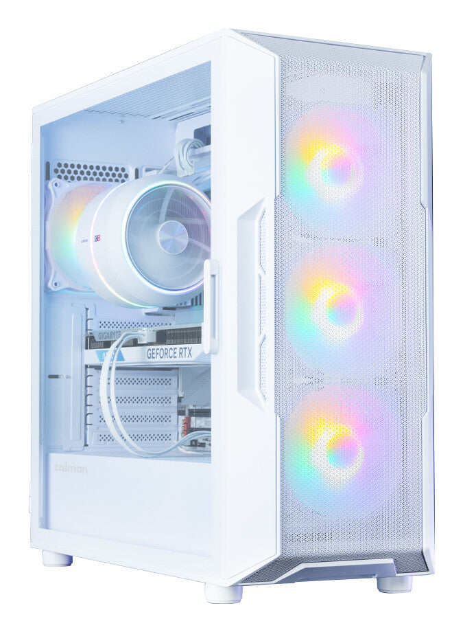 Zalman I3 NEO V2 WHITE computeretui Midi Tower Hvid