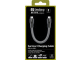 SANDBERG Survivor USB-C Cable 0.2M 100W