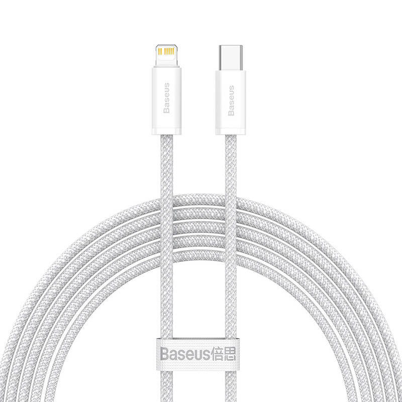 USB-C-kabel til Lightning Baseus Dynamic Series, 20W, 2m (hvid)
