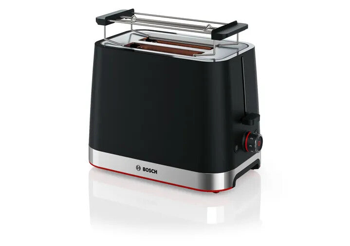 Bosch TAT4M223 brødrister 4 2 skive(r) 950 W Sort, Rustfrit stål
