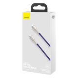 Baseus Cafule serie USB-C kabel til Lightning, 20W, 2m (lila)
