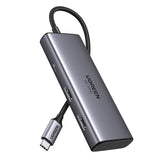 Ugreen Revodok 206 USB Type-C 5000 Mbit/s Sølv