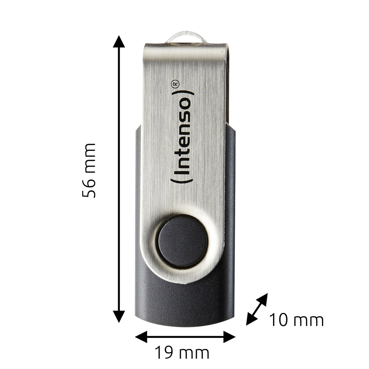 Intenso Pendrive 128GB Office Line USB 3.2, sort EU (3543491)