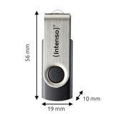 Intenso Pendrive 128GB Office Line USB 3.2, sort EU (3543491)