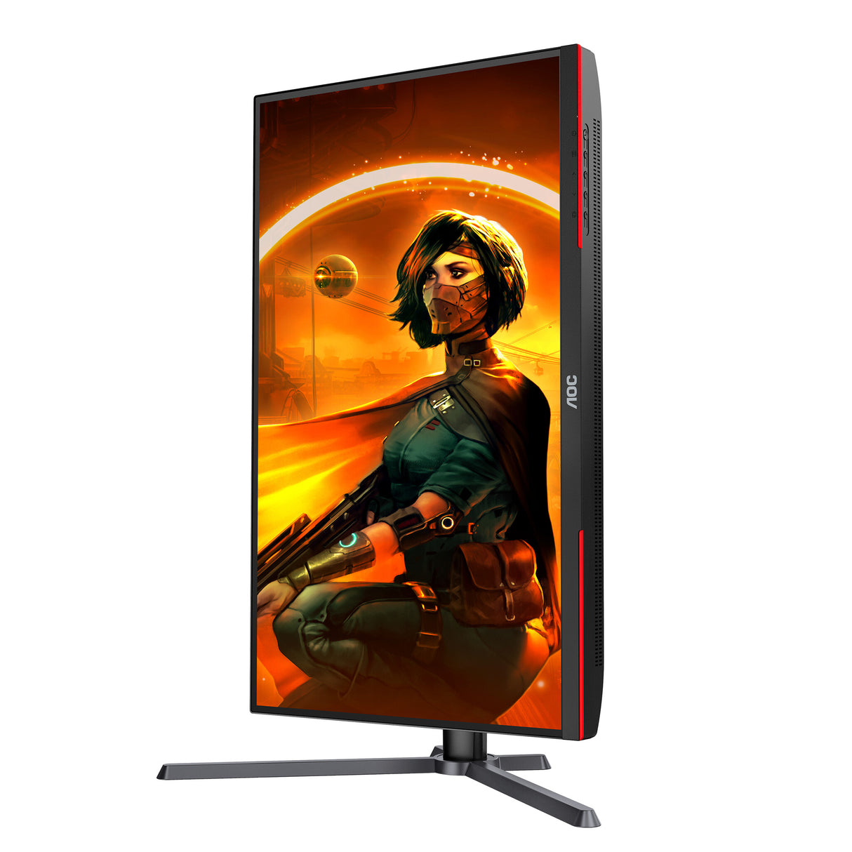 AOC G3 Q27G3XMN/BK computerskærm 68,6 cm (27") 2560 x 1440 pixel 2K Ultra HD LED Sort, Rød