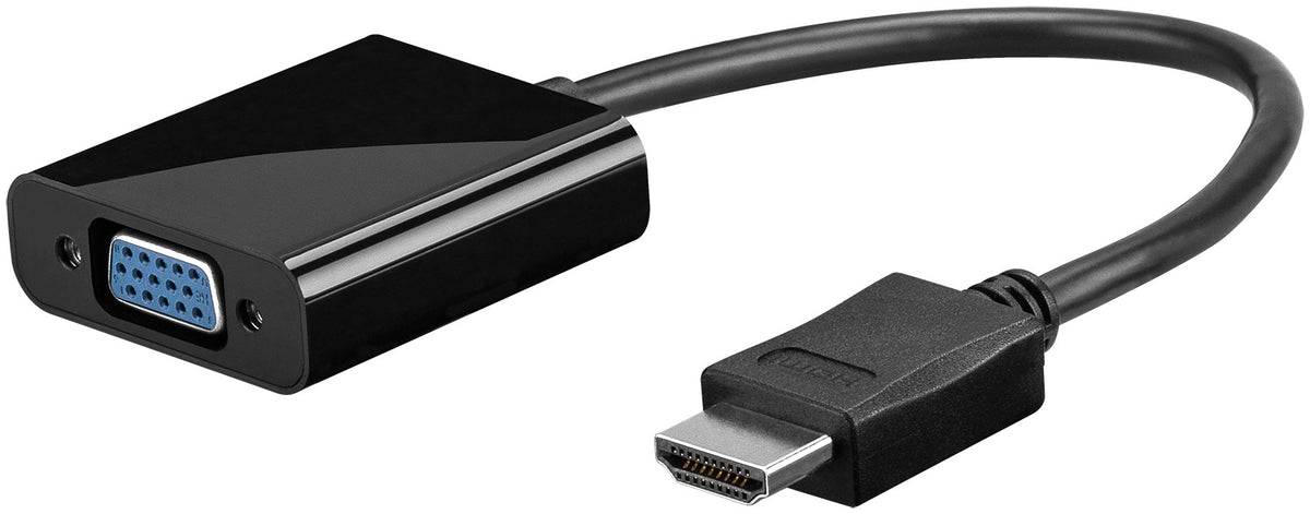 Goobay HDMI til VGA adapter - Sort