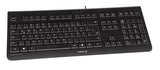 CHERRY KC 1000 tastatur Universel USB QWERTY Nordisk Sort