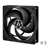 ARCTIC P12 Value Pack Computerkabinet Ventilator 12 cm Sort
