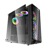 Darkflash Water Square 5 computerkasse (sort)