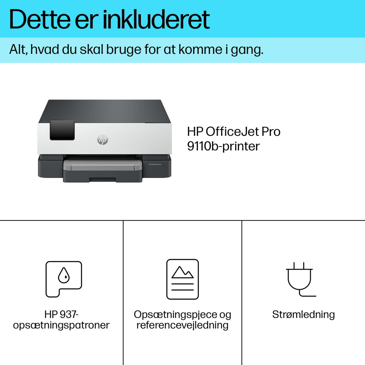 HP OfficeJet Pro 9110b blækprinter