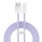 Baseus Dynamisk kabel USB til Lightning, 2.4A, 2m (purpur)