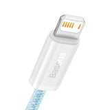 Baseus Dynamisk kabel USB til Lightning, 2,4 A, 2 m (blå)