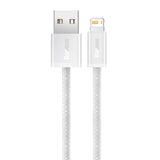 Baseus Dynamisk kabel USB til Lightning, 2,4 A, 2 m (hvid)