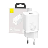 Væglader Baseus Super Si Quick Charger 1C 25W (hvid)