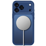 Tech Protect Magpeak Magsafe Cc Iphone 17 Pro / 18 Pro Mat Dyb Blå